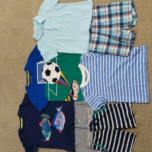 EUC lot of boy's 5-6yr Mini Boden and Janie and Jack spring and summer wardrobe